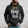 King Leo Crown Zodiac Sign Birthday Hoodie Gifts for Him