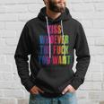 Kiss Whoever The Fuck You Want F Gay Pride Lgbt Hoodie Gifts for Him