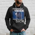 Körperlich Dickes Psychisch Krankes Opossum Mental Health Meme Kapuzenpullover Geschenke für Ihn