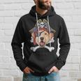 Labrador Pirate Jolly Roger Flag Skull Crossbones Hoodie Gifts for Him