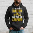 Lagerist Hoodie mit Spruch, Lustiges Herren Staplerfahrer Tee Geschenke für Ihn