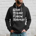 Lawn Care Eat Sleep Mow Repeat Hoodie Gifts for Him