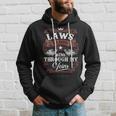 Laws Blood Runs Through My Veins Vintage Family Name Hoodie Gifts for Him