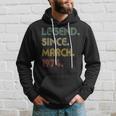 Legend Since March 1974 50Th Birthday 50 Years Old Hoodie Gifts for Him