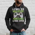 Level 12 Unlocked Awesome Since 2012 12Th Birthday Boys Hoodie Gifts for Him