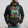 Level 16 Unlocked 16Th Birthday 16 Year Old Gamer Bday Hoodie Gifts for Him