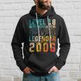 Level 18 Freigeschaltet Legedär Seit 2006 Gaming Motif Kapuzenpullover Geschenke für Ihn