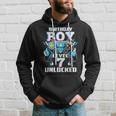 Level 7 Unlocked Video Game 7Th Birthday Gamer Boys Hoodie Gifts for Him