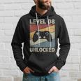 Level 8 Unlocked Video Gamer 8Th Birthday Vintage Hoodie Gifts for Him