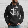 Linen Los Und Nix Wie Weg Ship Ahoi Skipper Hoodie Geschenke für Ihn