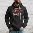 I Love My Ginger Babe Red Head Hair Cute Wife Hoodie Gifts for Him