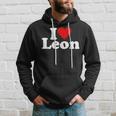 I Love Heart Leon Hoodie Gifts for Him