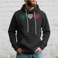 Love Italia Flag Hearts Italy Italian Italiano Hoodie Gifts for Him