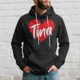 I Love Tina Heart Personalized Name Tina Hoodie Gifts for Him