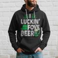 I Luckin' Fove Beer St Patty's Day Love Drink Party Hoodie Gifts for Him