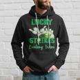 Lucky Strikes Matching Bowling Team St Patrick's Day Hoodie Gifts for Him