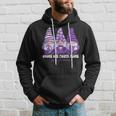 Lupus Awareness Month Purple Ribbon Gnomies Support Hoodie Gifts for Him