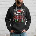 Matching Family Christmas Cousin Crew 2023 Elf Squad Xmas Pj Hoodie Gifts for Him