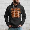 Matching Family Orange Proud Grandpa Class Of 2024 Graduate Hoodie Gifts for Him