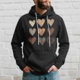 Melanin Hearts Social Justice Equality Unity Protest Hoodie Gifts for Him