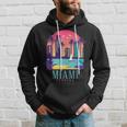 Miami Florida Vintage Retro Usa America Souvenir Hoodie Gifts for Him