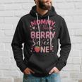 Mommy Of The Berry Sweet One Strawberry First Birthday Hoodie Gifts for Him
