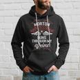 Morton Blood Runs Through My Veins Last Name Family Hoodie Gifts for Him