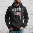 Nashville Tennessee City Pride Usa Flag Distressed Hoodie Gifts for Him