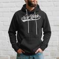 New York City Baseball Script Hoodie Gifts for Him