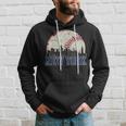 New York Retro Baseball Lover Met At Game Day Hoodie Gifts for Him