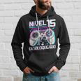 Nivel 15 Desbloqueado Cumpleaños 15 Años Sudadera Regalos para él
