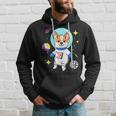 Nonbinary Corgi In Space Nonbinary Pride Hoodie Gifts for Him