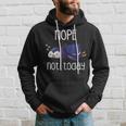 Nope Not Today Sleeping Penguin Cute Sleep Nap Late Riser Hoodie Gifts for Him