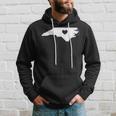 North Carolina Heart State Silhouette Hoodie Gifts for Him