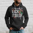Not Going To Lick Itself Candy Cane Christmas Xmas Men Hoodie Gifts for Him