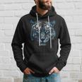 Obra De Arte De Tigre Ojos Azules Arte Animal Tigre Sudadera Regalos para él