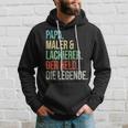 Painter And Painter Dad Legend Fatherintage Kapuzenpullover Geschenke für Ihn