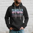 Palm Tree Pastel Sunset Scene Graphic Hoodie Gifts for Him