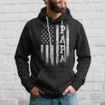 Papa American Flag Papa Patriotic Father's Day Hoodie Gifts for Him