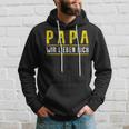 Papa Father's Day Son Tochter Papa Wir Lieben Dich Day Hoodie Geschenke für Ihn