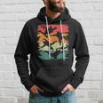 Parachutist Wingsuit Flying Parachuting Skydiver Silhouettes Hoodie Gifts for Him