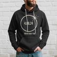 Path Of Totality Tour Minimalistic Solar Eclipse Hoodie Gifts for Him