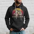 Pitbull Mom Vintage Smiling Pitbull Sunset Pbt Hoodie Gifts for Him
