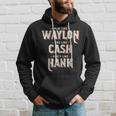 Play Like Waylon Sing Like Cash Party Like Hank Hoodie Gifts for Him