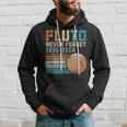 Pluto Never Forget 1930-2006 Vintage Hoodie, Retro Design Geschenke für Ihn