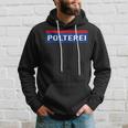 Polterei Stag Night Fun Police Black Hoodie Geschenke für Ihn