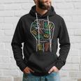 Power Fist Hand Inspiring Black Leaders Black History Hoodie Gifts for Him