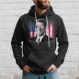 President Reagan Usa Flag Patriotic American 4Th Of July Hoodie Gifts for Him