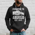 Promoted To Abuelo Est 2024 New Abuelo Father's Day Hoodie Gifts for Him