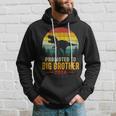 Promoted To Big Brother 2024 Dinosaur Family Matching T-Rex Hoodie Gifts for Him